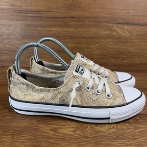 Converse Shoreline ‘Snakeskin’ Slip-On Sneakers Women’s Size‎ 7 Shoes